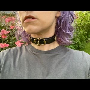 Custom leather collar